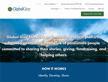 Tablet Screenshot of globalgivenetwork.com